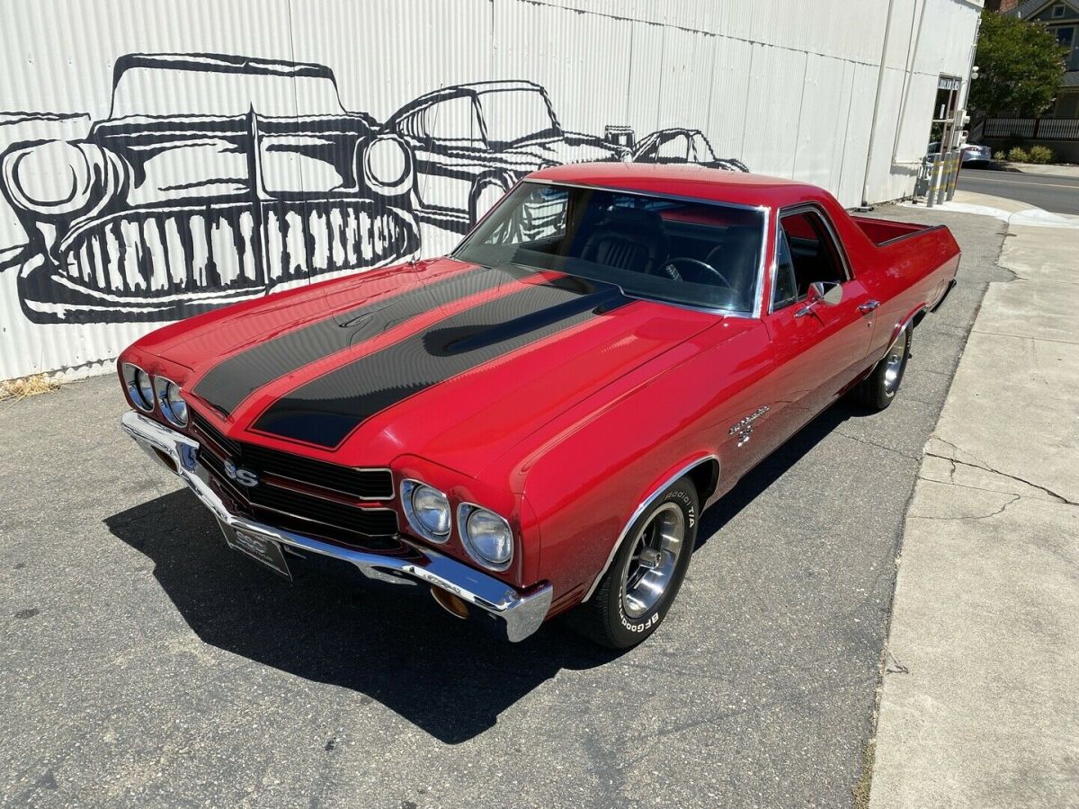 1970 Red Chevrolet El Camino Truck