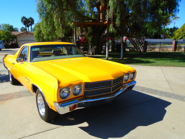 1970 Yellow Chevrolet El Camino TRUCK