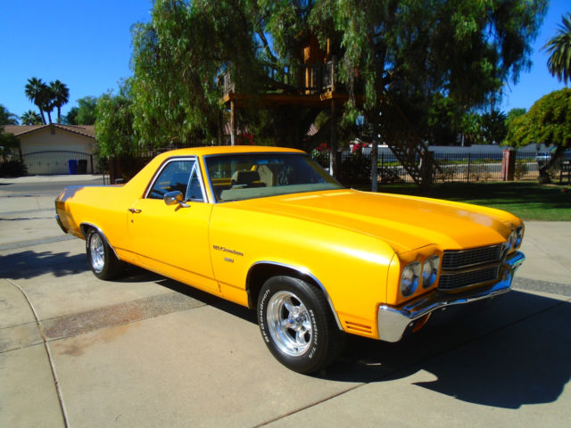 1970 Yellow Chevrolet El Camino TRUCK