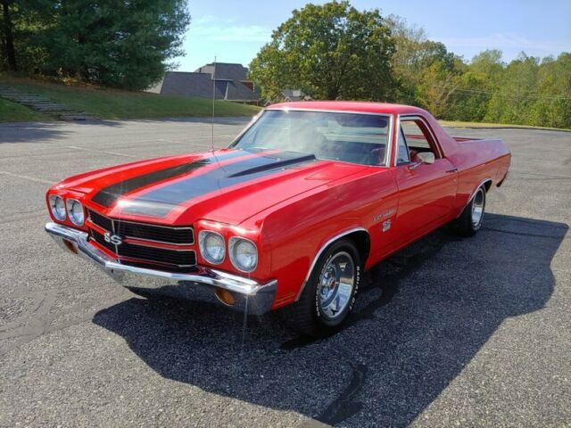 1970 Red Chevrolet El Camino --