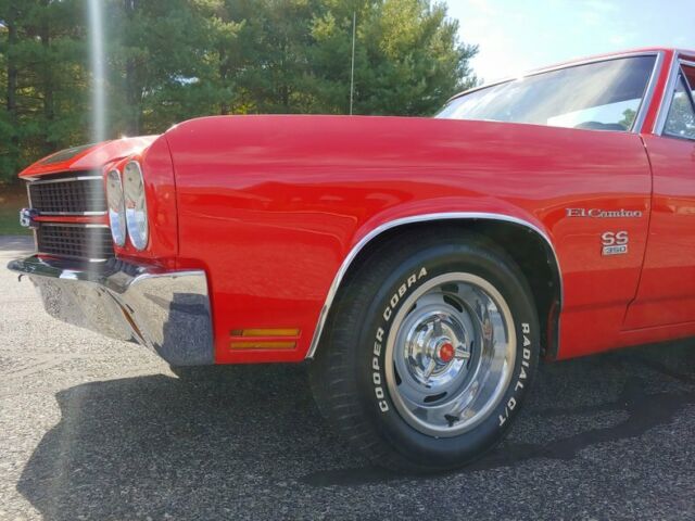 1970 Red Chevrolet El Camino --