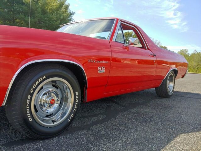 1970 Red Chevrolet El Camino --