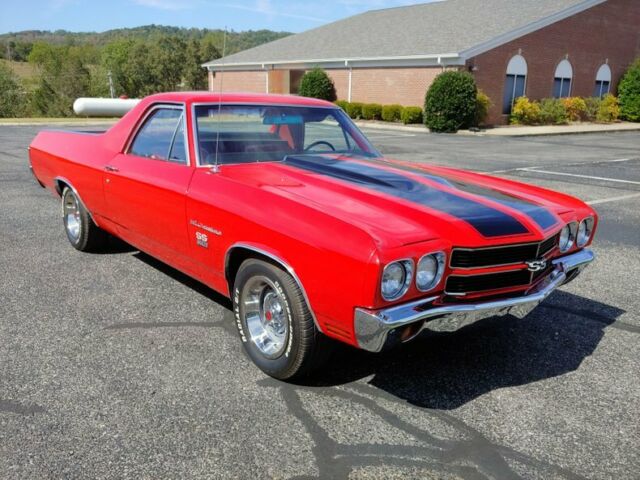 1970 Red Chevrolet El Camino --