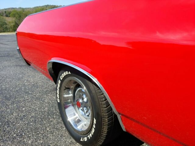 1970 Red Chevrolet El Camino --
