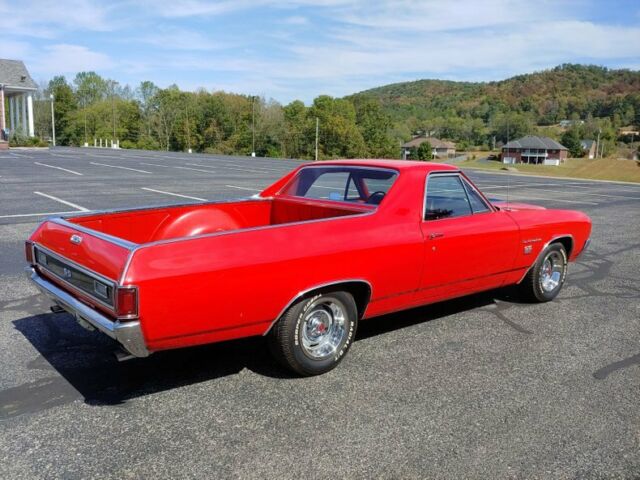 1970 Red Chevrolet El Camino --