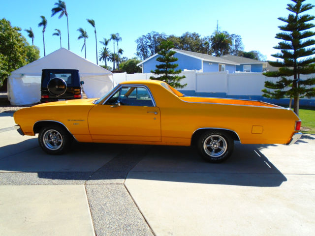 1970 Yellow Chevrolet El Camino TRUCK