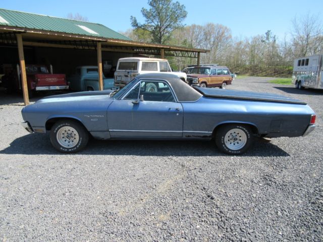 1970 Blue Chevrolet El Camino --