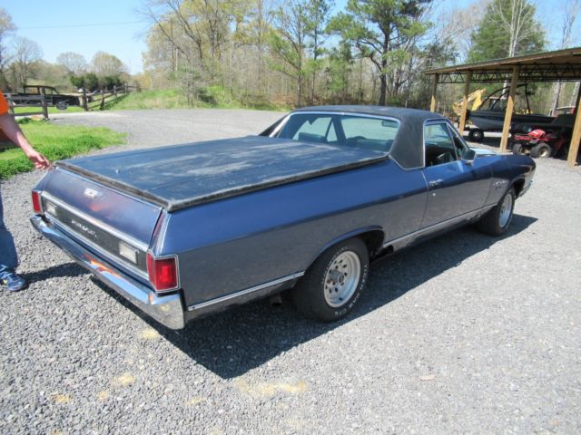 1970 Blue Chevrolet El Camino --