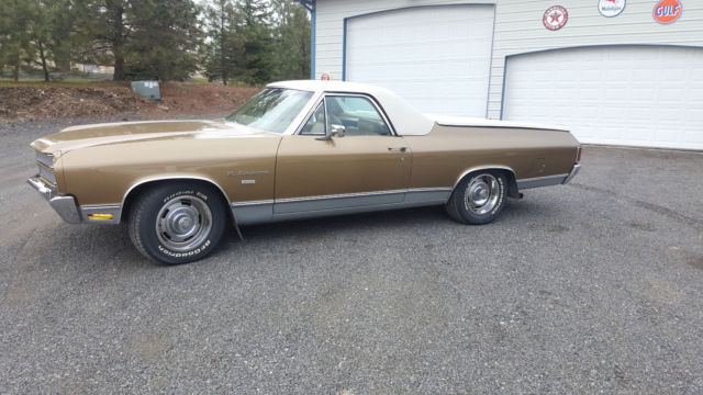 1970 Tan/Gold Chevrolet El Camino --
