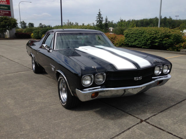 1970 black Chevrolet El Camino
