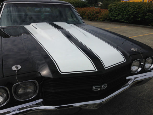 1970 black Chevrolet El Camino