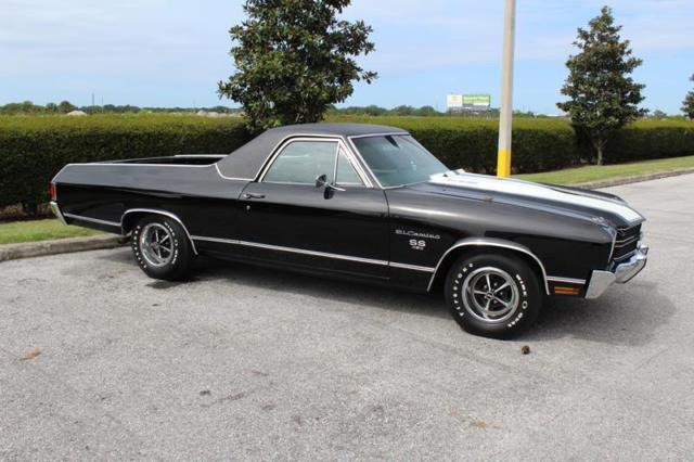 1970 Black Chevrolet El Camino Pickup Truck