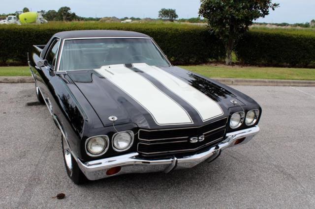 1970 Black Chevrolet El Camino Pickup Truck