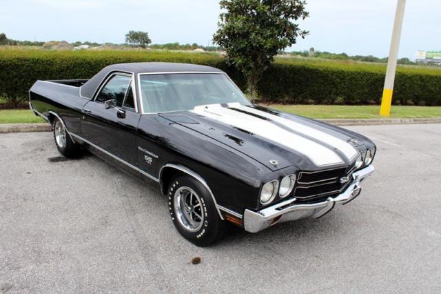 1970 Black Chevrolet El Camino Pickup Truck