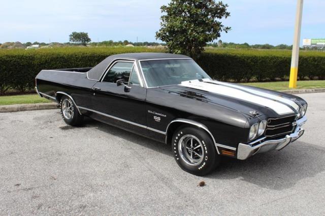 1970 Black Chevrolet El Camino Pickup Truck