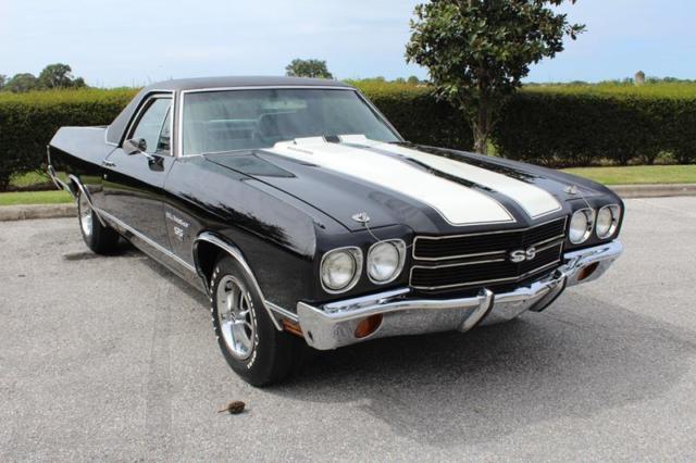 1970 Black Chevrolet El Camino Pickup Truck