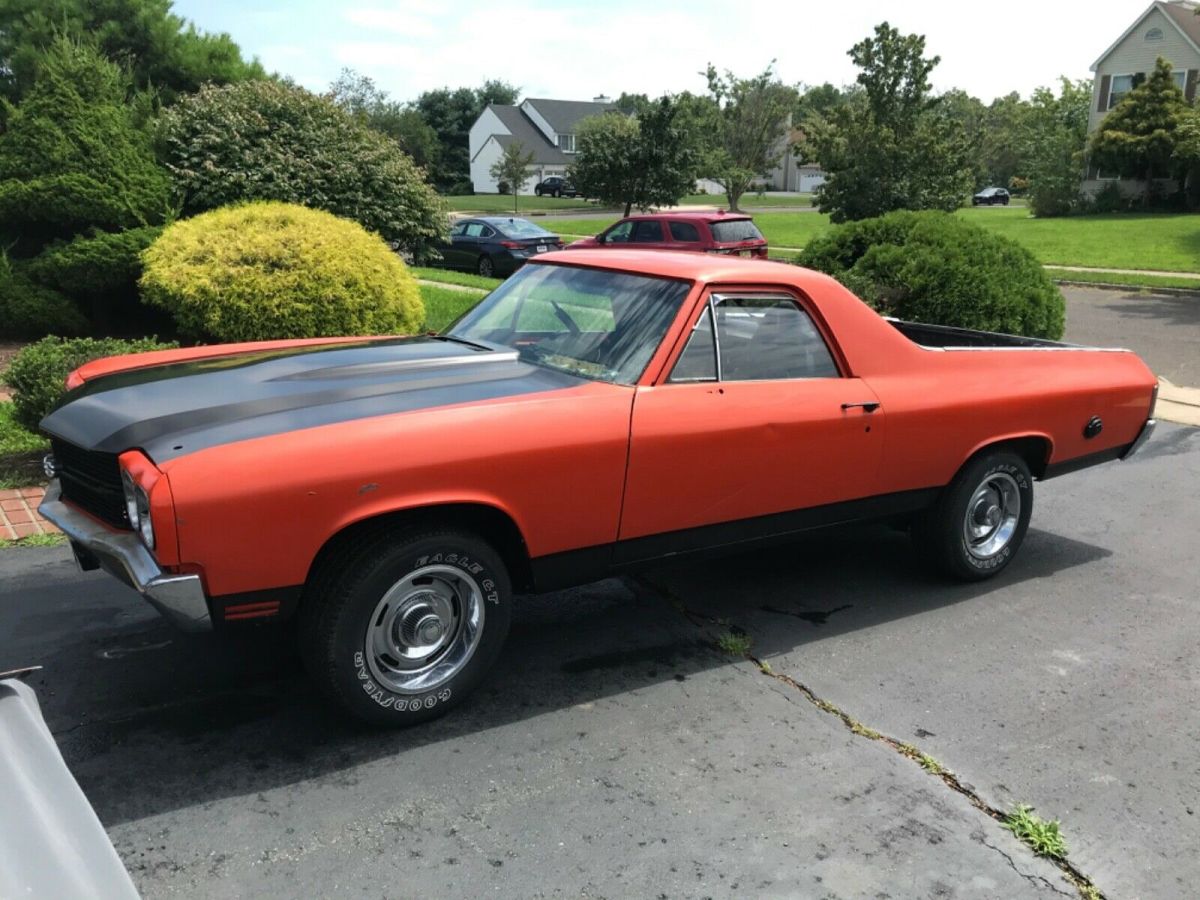 1970 Orange Chevrolet El Camino