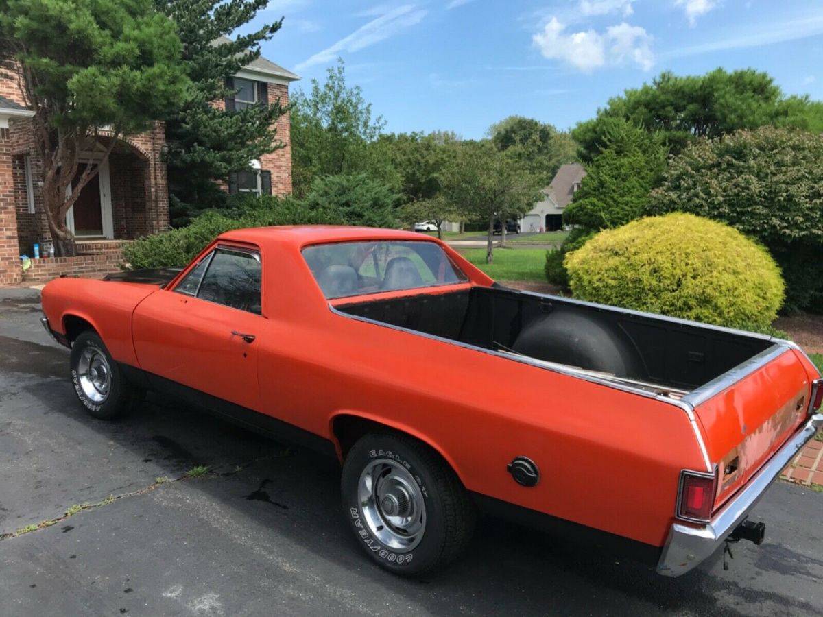 1970 Orange Chevrolet El Camino