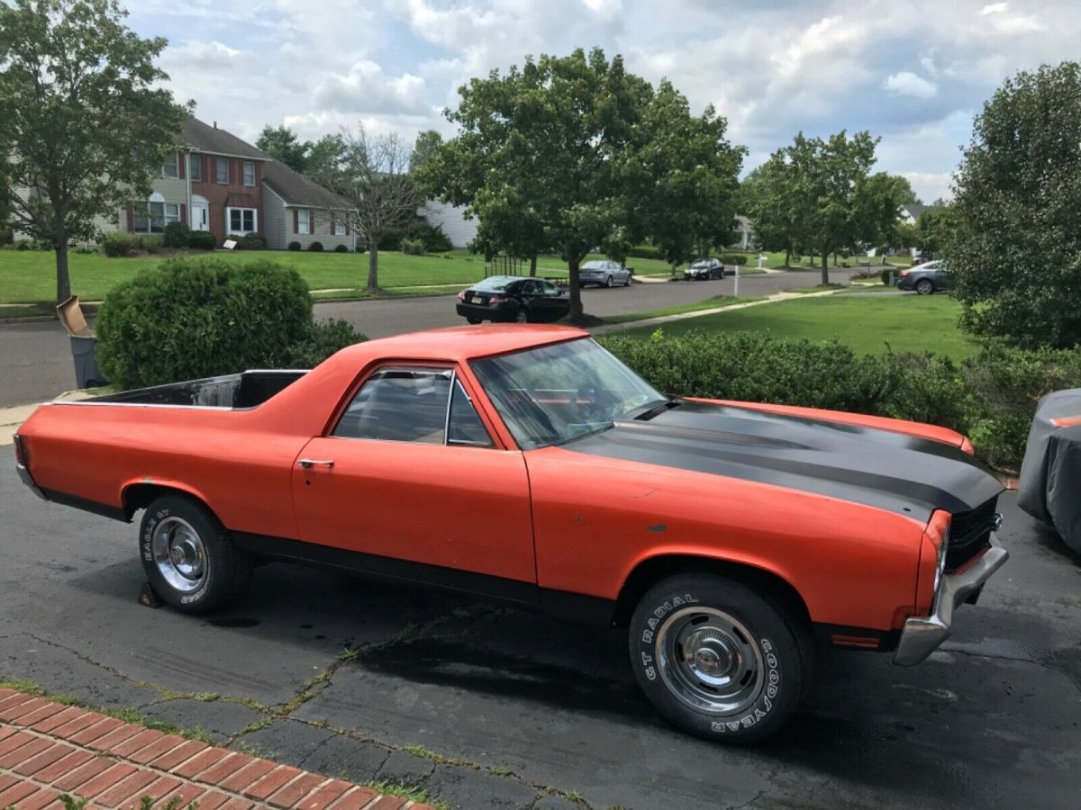 1970 Orange Chevrolet El Camino