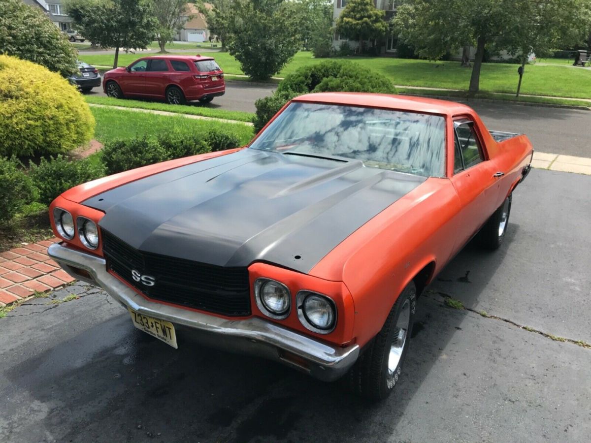 1970 Orange Chevrolet El Camino