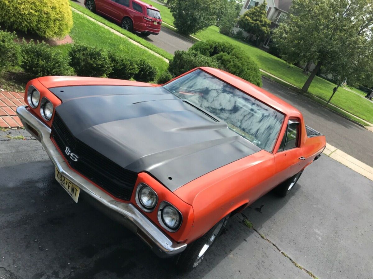 1970 Orange Chevrolet El Camino