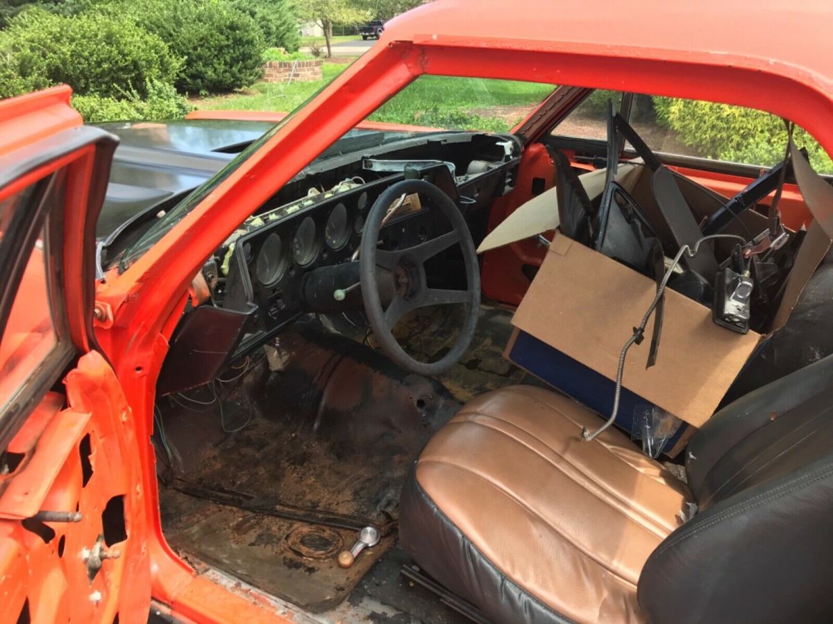 1970 Orange Chevrolet El Camino