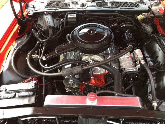 1970 Red Chevrolet Impala Convertible