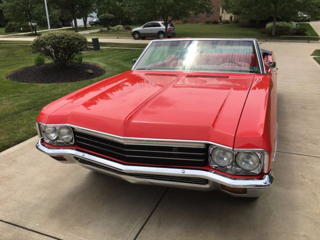 1970 Red Chevrolet Impala Convertible
