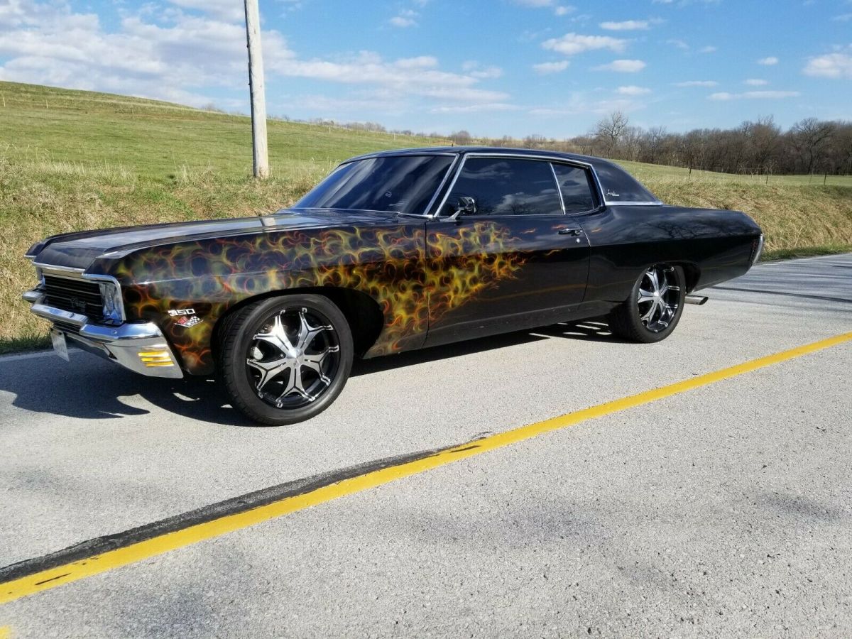 1970 Black Chevrolet Impala Coupe
