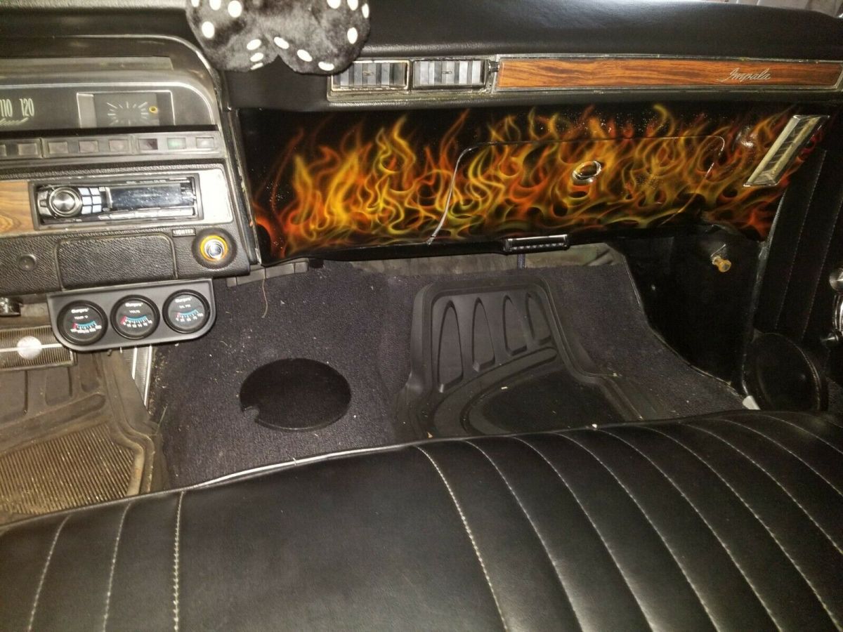 1970 Black Chevrolet Impala Coupe