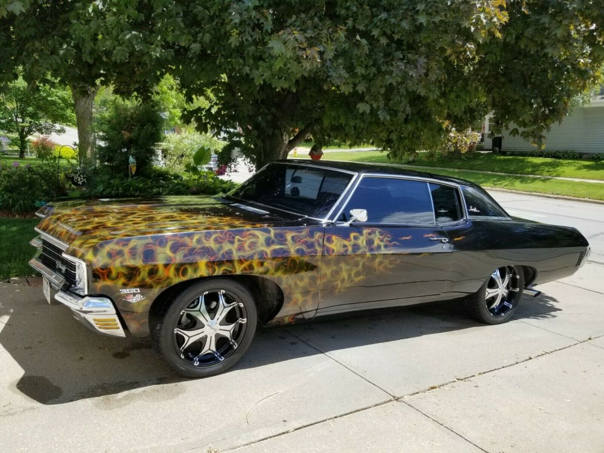 1970 Black Chevrolet Impala Coupe
