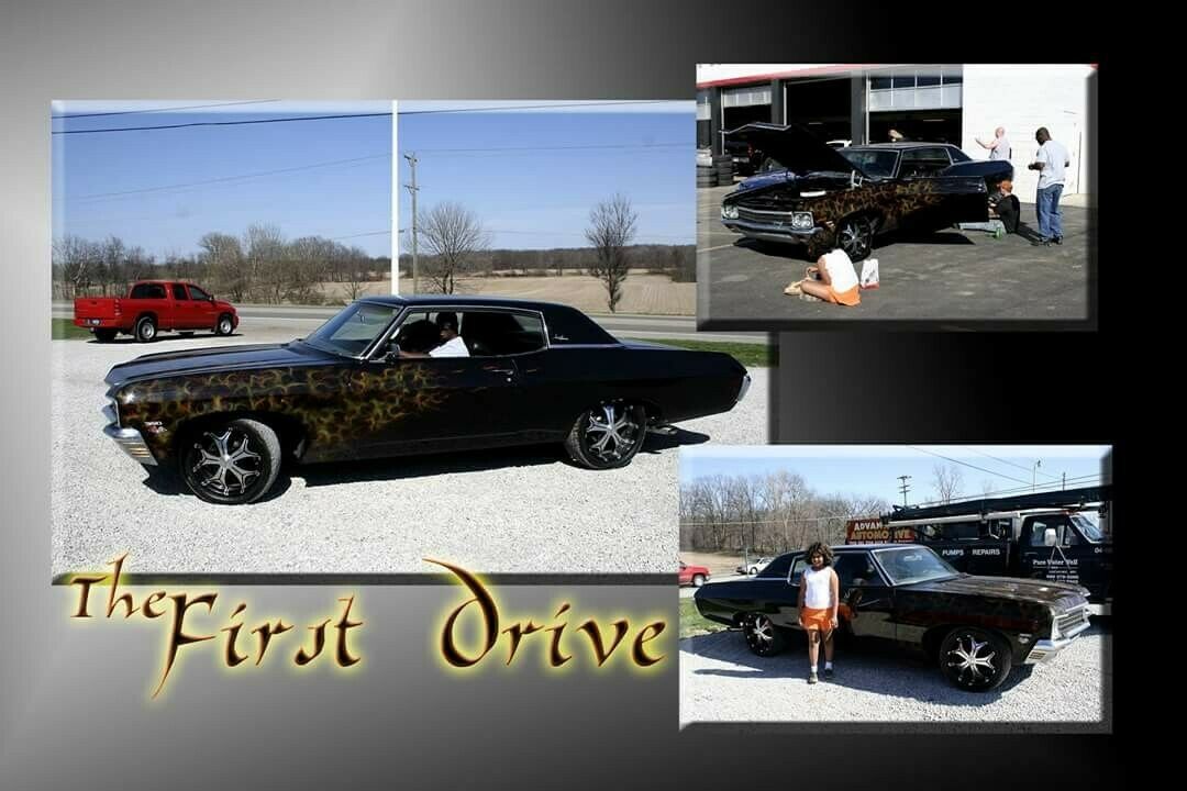 1970 Black Chevrolet Impala Coupe