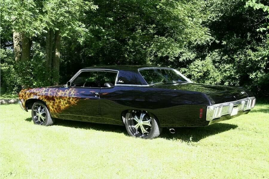 1970 Black Chevrolet Impala Coupe