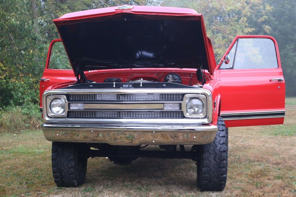 1970 Red Chevrolet K-20 Pickup