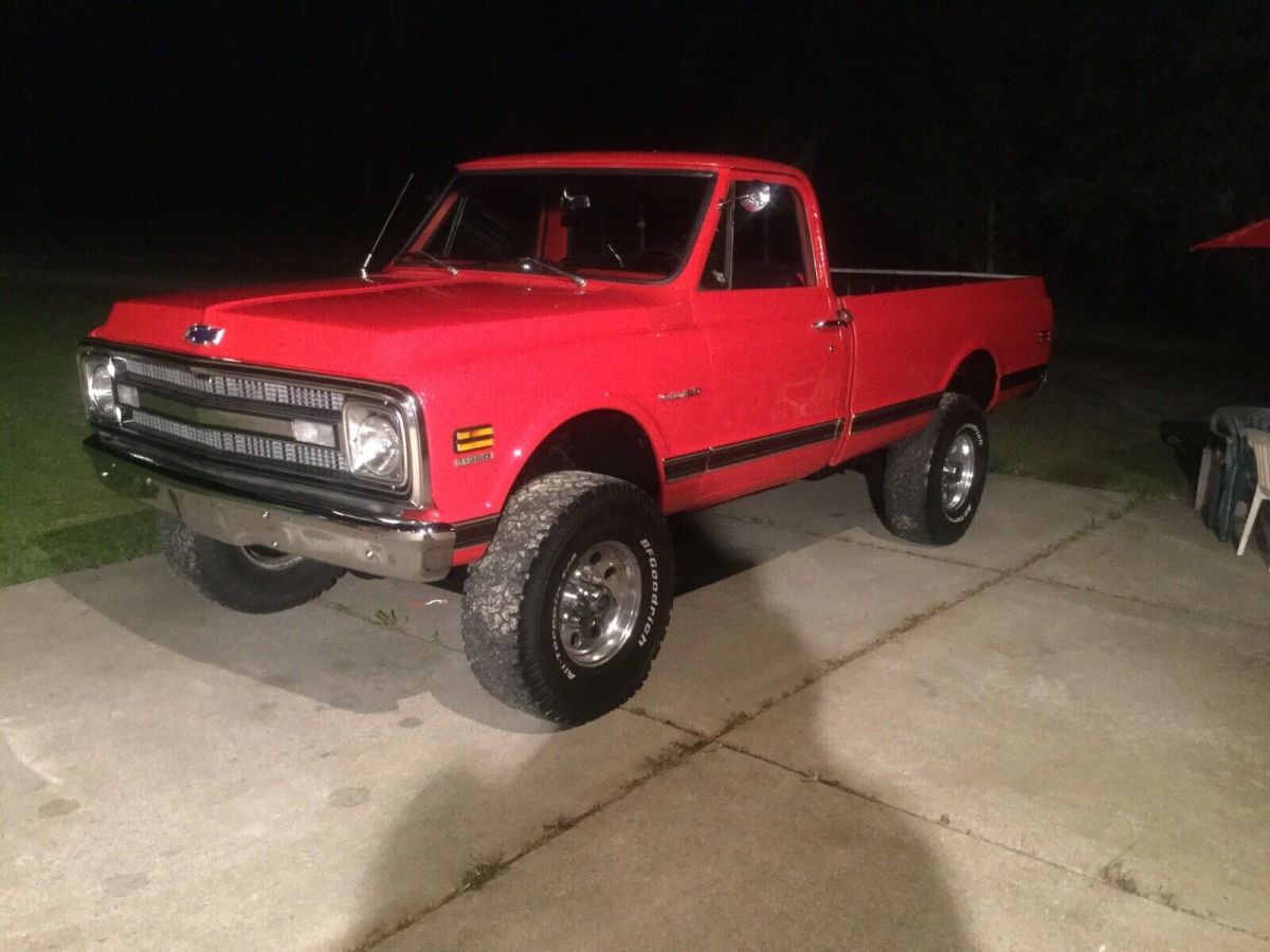 1970 Red Chevrolet K-20 Pickup