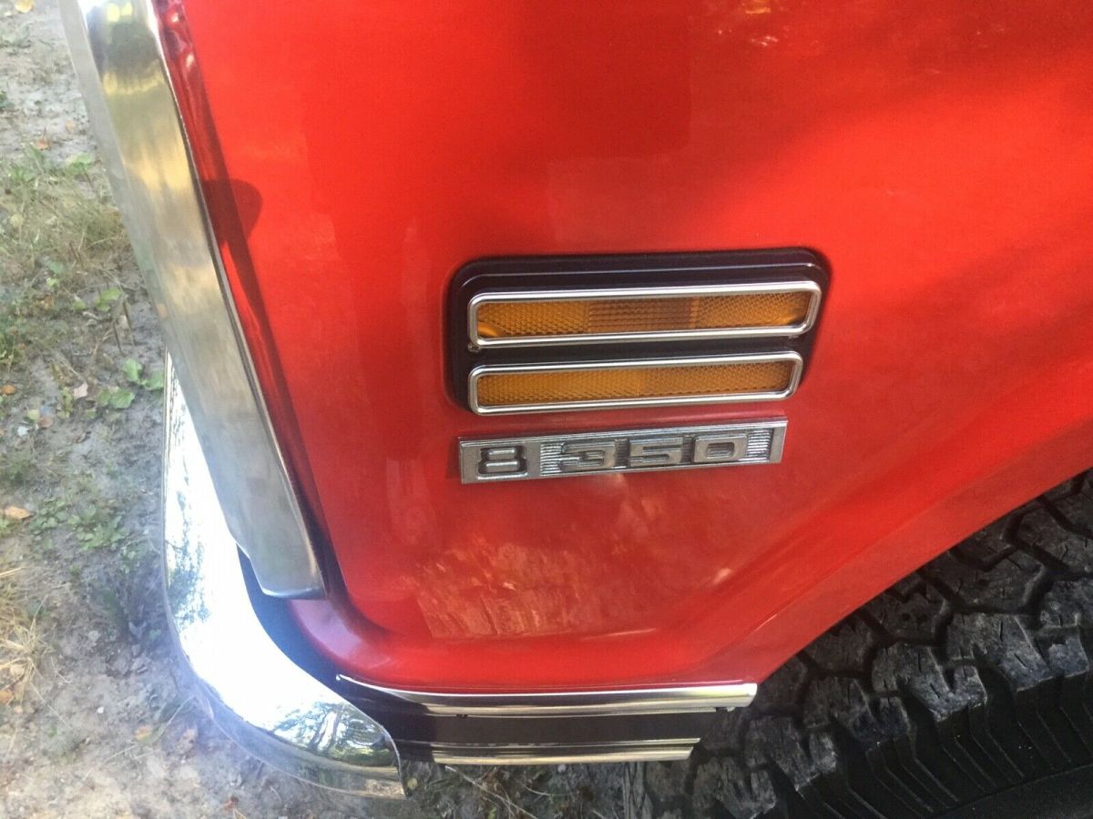 1970 Red Chevrolet K-20 Pickup