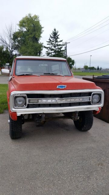 1970 Orange Chevrolet Blazer SUV