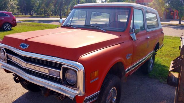 1970 Orange Chevrolet Blazer SUV