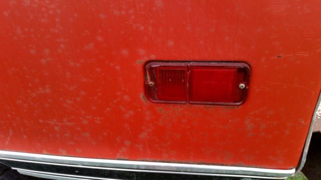 1970 Orange Chevrolet Blazer SUV