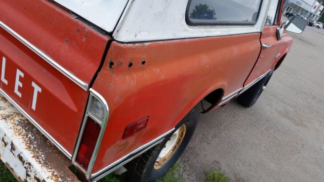 1970 Orange Chevrolet Blazer SUV