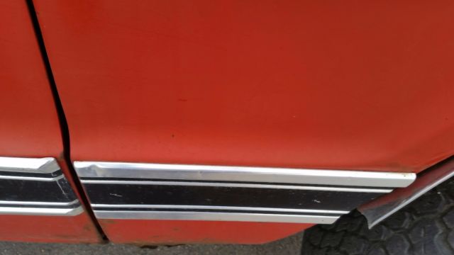 1970 Orange Chevrolet Blazer SUV