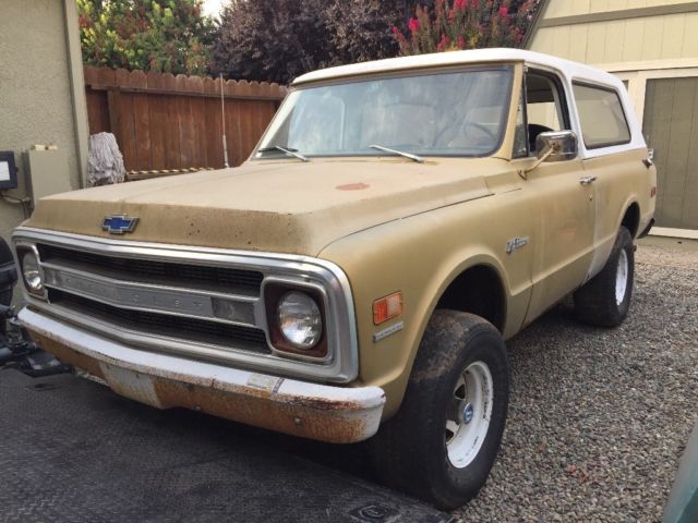 1970 Gold Chevrolet Blazer SUV