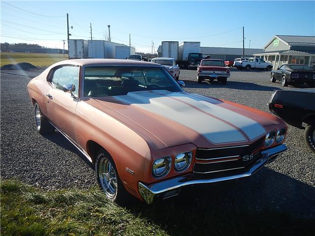 1970 Orange Chevrolet Malibu --