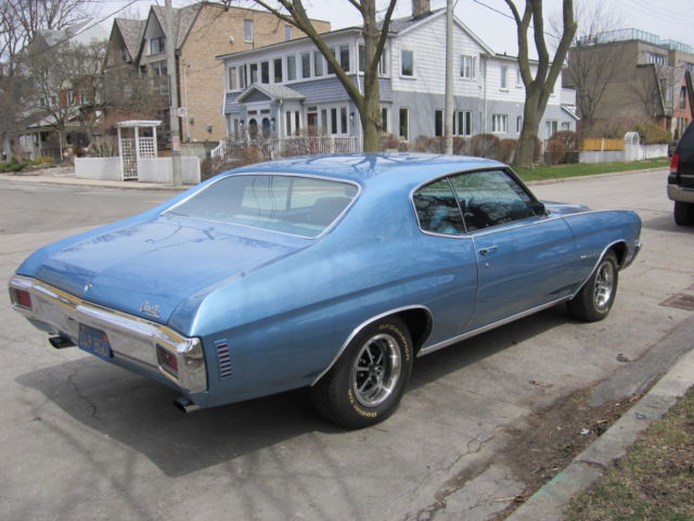 1970 Blue Chevrolet Malibu Coupe