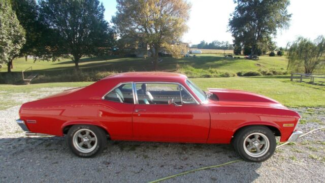 1970 Red Chevrolet Nova Coupe