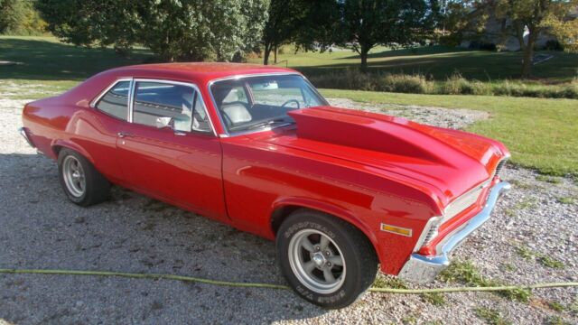 1970 Red Chevrolet Nova Coupe