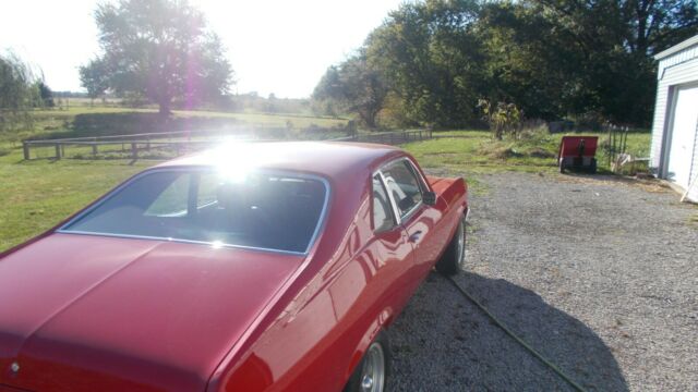 1970 Red Chevrolet Nova Coupe