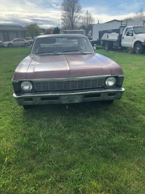 1970 Green Chevrolet Nova Sedan