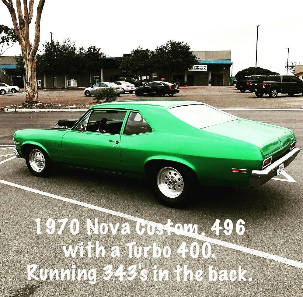 1970 Green Chevrolet Nova Coupe
