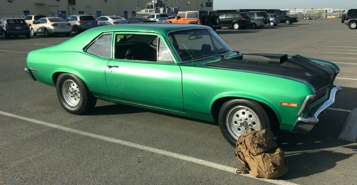 1970 Green Chevrolet Nova Coupe